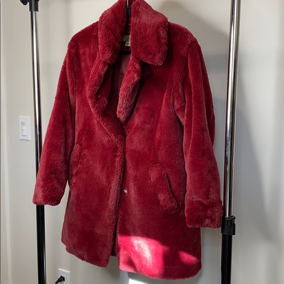 BAND OF GYPSIES FUZZY OVERSIZED JACKET - Picture 5 of 5